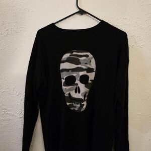 Aqua Black Cashmere Sweater